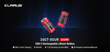 Batterie Klarus 16GT-85UR 16340 Li-ion 850mAh rechargeable port USB-C intégré