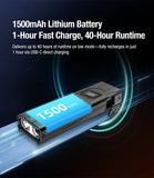 Lampe de poche tactique Klarus X2 - 3000 Lumens Ultra-Plate Format Poche - USB-C