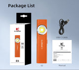 Lampe de poche de travail Klarus E5 - 600 Lumens