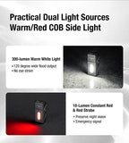 Lampe de poche Klarus E8 1000 Lumens - Triple Éclairage - Tête Pivotante 180° - Rechargeable USB-C