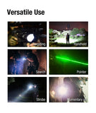 Lampe Torche Klarus GL6 - 1600 Lumens – Rechargeable + Montage Picatinny + Interrupteur déporté TCR1