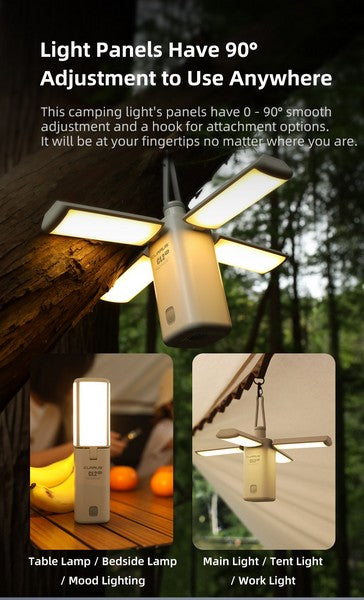 KLARUS CL3 Lampe de camping,Lanterne Camping LED rechargeable avec 5
