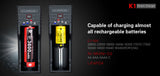 Chargeur Klarus K1 USB pour batteries Li-ion / IMR / Ni-Cd et LiFePO4
