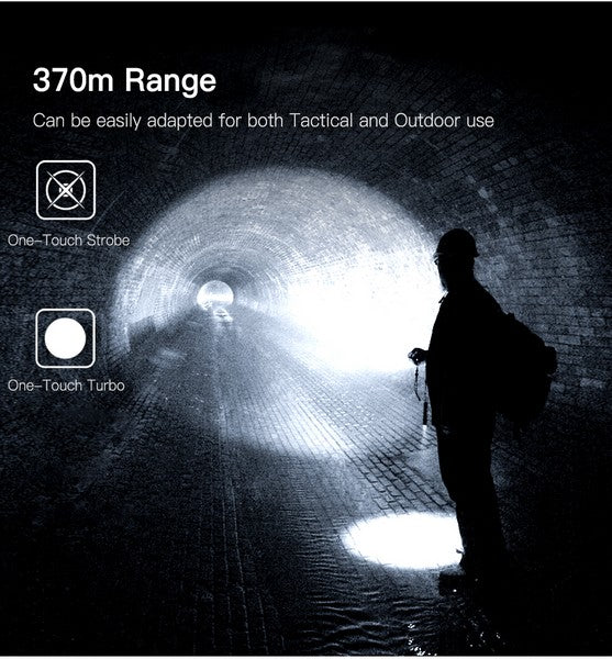 One touch clearance flashlight