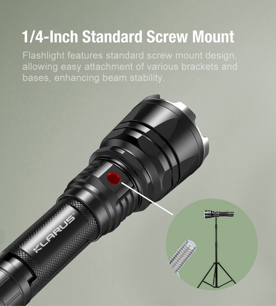 Lampe Torche Klarus XT12GT PRO – 1600 Lumens - Tactique et