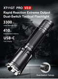 Lampe Torche Klarus XT11GT PRO V2 Gris Beton – 3300 Lumens tactique et rechargeable