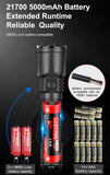Lampe tactique Klarus XT21X PRO - 4400 Lumens - Rechargeable