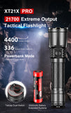 Lampe tactique Klarus XT21X PRO - 4400 Lumens - Rechargeable