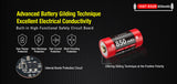 Batterie Klarus 16GT-85UR 16340 Li-ion 850mAh rechargeable port USB-C intégré