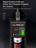 Chargeur Klarus Smart Charger K1 PRO pour batteries Li-ion, Ni-MH et Ni-Cd