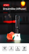 Diffuseur trépied orange souple Klarus KTW-5 - XT11GT / XT21C / GL4 / XT11S / XT11R / A1 PRO / A2 PRO