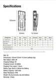 Lampe de poche tactique Klarus X2 - 3000 Lumens Ultra-Plate Format Poche - USB-C