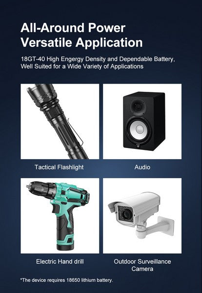 Batterie Klarus 18650 4000mAh 18GT-40 - Autonomie Prolongée