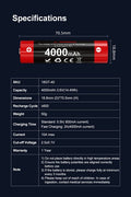 Batterie Klarus 18650 4000mAh 18GT-40 - Autonomie Prolongée