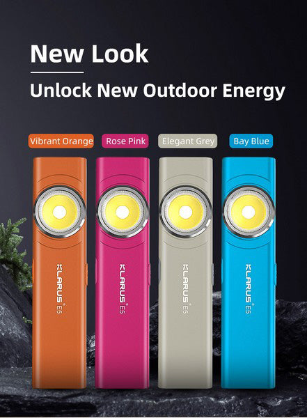 Lampe de poche de travail Klarus E5 - 600 Lumens