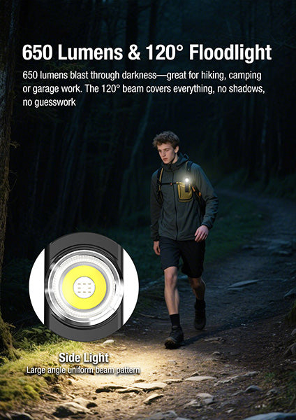 Lampe de poche de travail Klarus E5 PLUS - 650 Lumens