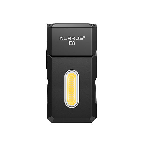 Lampe de poche Klarus E8 1000 Lumens - Triple Éclairage - Tête Pivotante 180° - Rechargeable USB-C