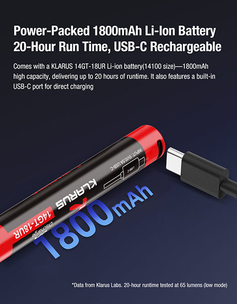 Lampe de poche Klarus P2 1000Lumens - Penlight