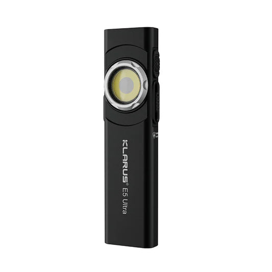 Lampe EDC ultra-fine Klarus E5 Ultra – Triple source lumineuse – 800 lumens