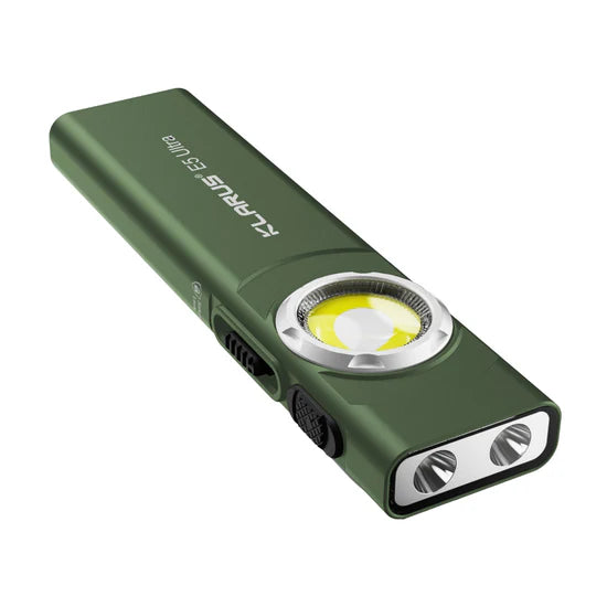 Lampe EDC ultra-fine Klarus E5 Ultra – Triple source lumineuse – 800 lumens