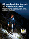 Lampe EDC ultra-fine Klarus E5 Ultra – Triple source lumineuse – 800 lumens