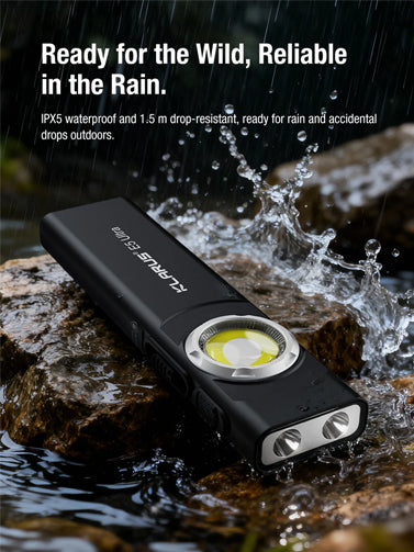 Lampe EDC ultra-fine Klarus E5 Ultra – Triple source lumineuse – 800 lumens