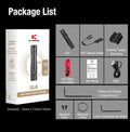 Lampe Torche Klarus GL6 - 1600 Lumens – Rechargeable + Montage Picatinny + Interrupteur déporté TCR1