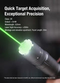 Lampe Torche Klarus GL6 - 1600 Lumens – Rechargeable + Montage Picatinny + Interrupteur déporté TCR1