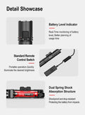 Lampe Torche Klarus GL3 - 2100 Lumens – Rechargeable + Montage M-LOK + Interrupteur déporté