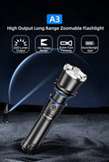 Lampe Torche Rechargeable Klarus A3 – 2200 Lumens – Focus réglable