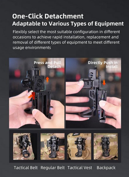 Klarus AH3 Etui Holster à tirage rapide pour lampe XT11S, XT11GT Pro, XT12S, XT21C
