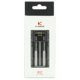 Chargeur Klarus K2 smart charger, USB, 2 baies Powerbank Li-ion, Ni-MH, Ni-Cd