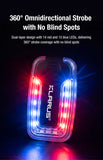 Klarus WL6 - Lampe d'épaule de signalisation 360° rouge et bleu