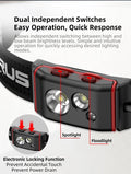 Lampe Frontale Klarus HM5 V2 - 800 Lumens - Lumière rouge - Ultra légère