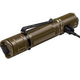 Lampe tactique Klarus XT2CR PRO Desert Tan - 2100 Lumens - Rechargeable en USB-C