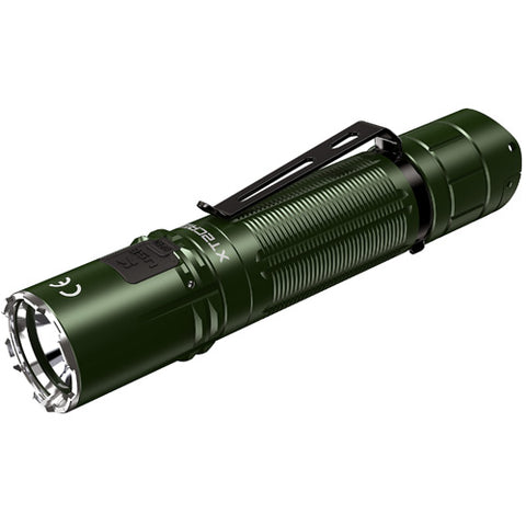 Lampe tactique Klarus XT2CR PRO Green - 2100 Lumens - Rechargeable en USB-C