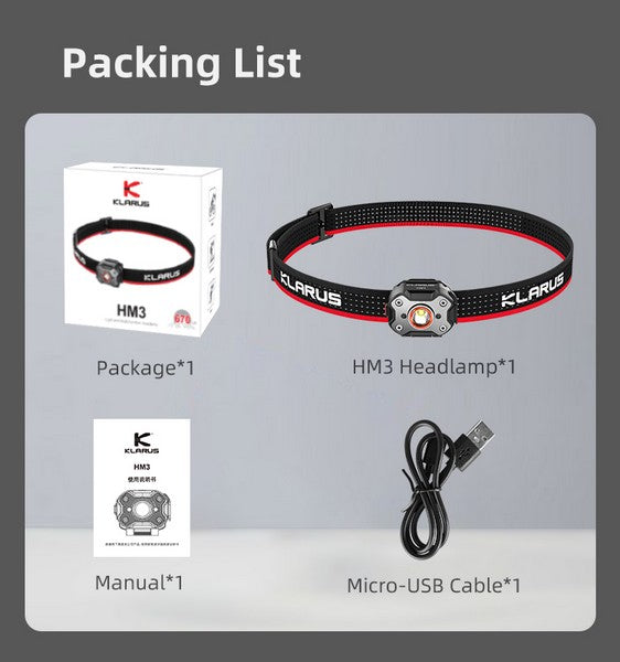 Lampe Frontale 1100 Lumens LED Rechargeable Avec Capteur De Mouvement