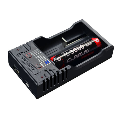 Chargeur Klarus K2 USB pour batteries Li-ion / IMR / Ni-Cd et LiFePO4