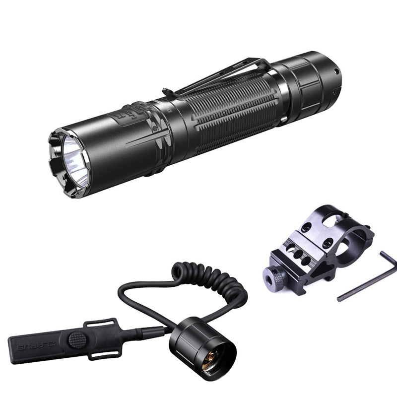 Lampe torche Klarus XT2CR PRO 2100L rechargeable USB-C pour montage sur  armes