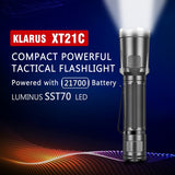 Lampe tactique Klarus XT21C 3200Lumens rechargeable