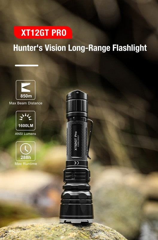 Lampe Torche Klarus XT12GT PRO – 1600 Lumens - Tactique et rechargeable