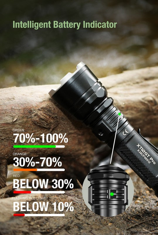 Lampe Torche Klarus XT12GT PRO – 1600 Lumens - Tactique et rechargeable