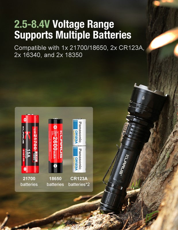 Lampe Torche Klarus XT12GT PRO – 1600 Lumens - Tactique et rechargeable