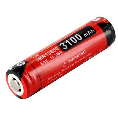 Batterie Klarus 18650 18GT-IMR31 3100mAh pour lampe XT11X, 360X3, 360X1