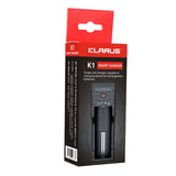 Chargeur Klarus K1 USB pour batteries Li-ion / IMR / Ni-Cd et LiFePO4