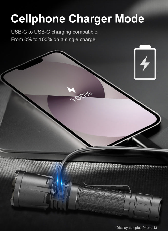 Lampe tactique Klarus XT21X PRO - 4400 Lumens - Rechargeable